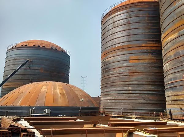 红旗焦粉钢板仓